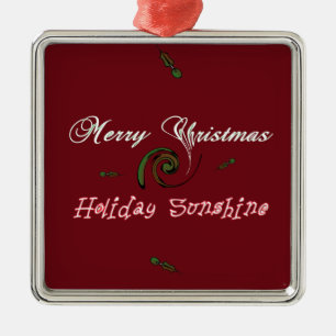 Holiday Sunshine Collection Metal Tree Decoration