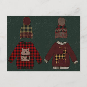 Holiday Sweaters Postcard