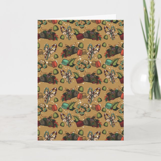 Holiday Sweets- Coco (Color) Large Gift Bag Card (Front)