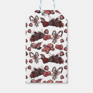 Holiday Sweets- Peppermint (Solid) Gift Tags