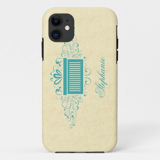 Holiday Swirls Present iPhone 5 BT Case (Back)