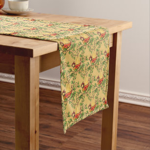 Holiday Table Runner-Partridge Medium Table Runner