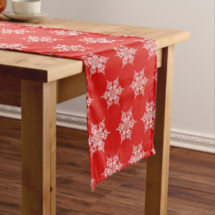 Holiday Table Runner-Snowflakes Medium Table Runner