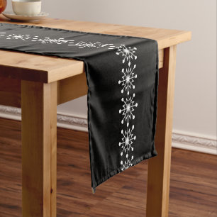 Holiday Table Runner-Snowflakes Short Table Runner