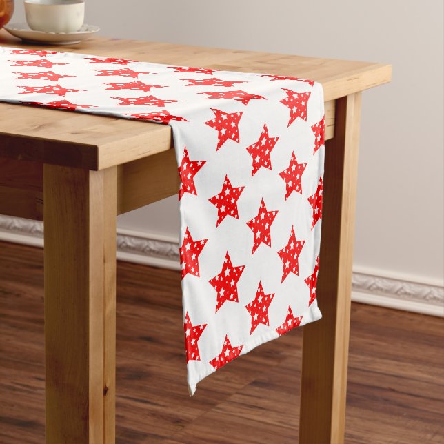 Holiday Table Runner-Stars Long Table Runner (In Situ)