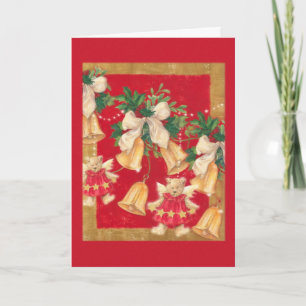 HOLIDAY TEDDY BEAR CARD