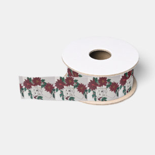 Holiday Terrier Ribbon Grosgrain Ribbon