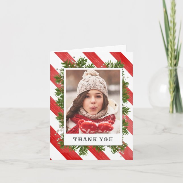 Holiday Thank You Needles & Pine | Card (Front)