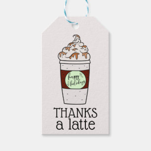 Holiday Thanks a Latte Gift Tags