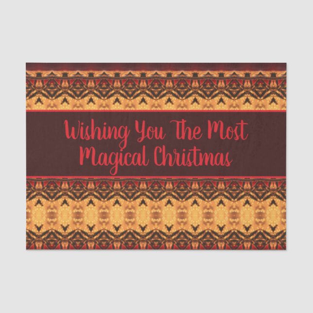 Holiday Themed Decorative Tissue Paper (Front)