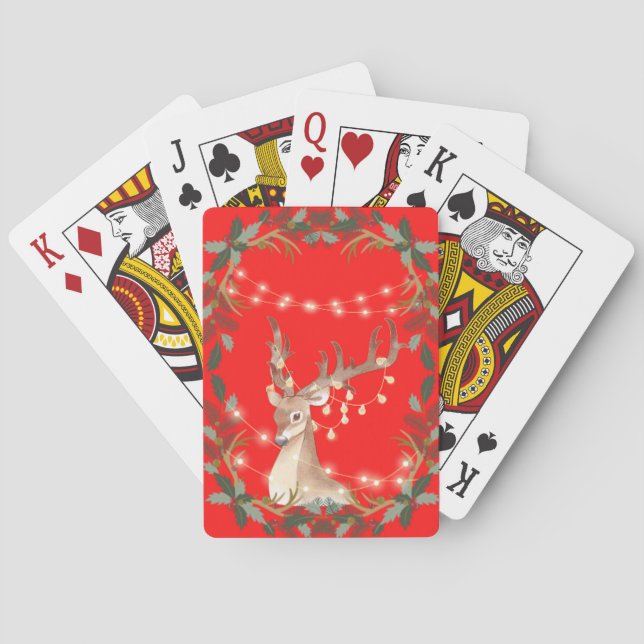 Holiday Themed Playing Cards (Back)