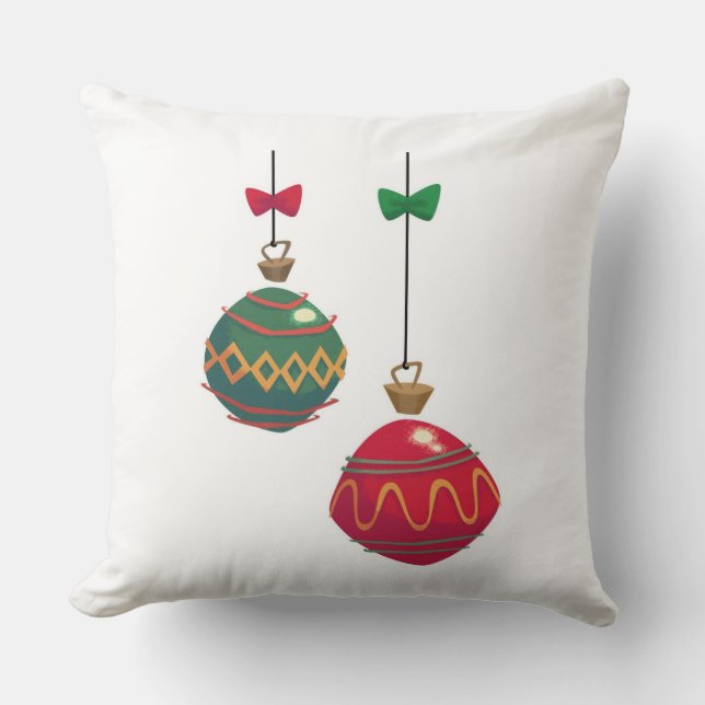 "Holiday" / Throw Pillow (Front)