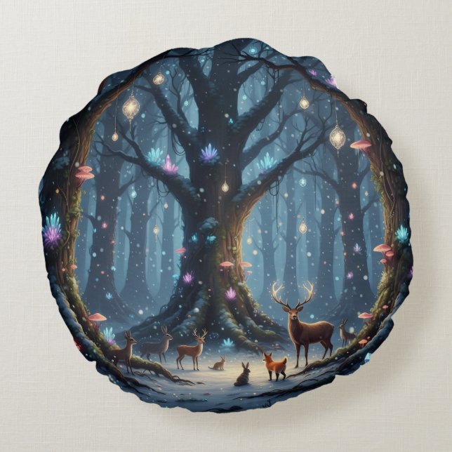 Holiday Throw Pillow (Back)