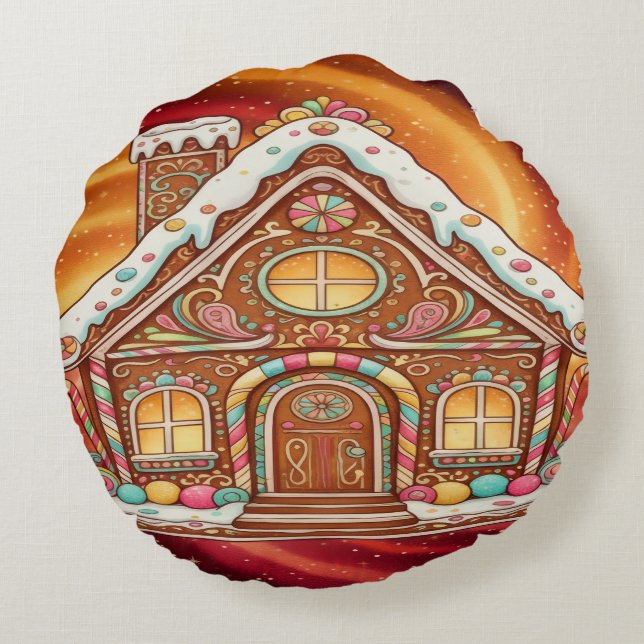 Holiday Throw Pillow (Back)