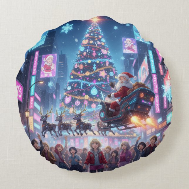 Holiday Throw Pillow (Back)