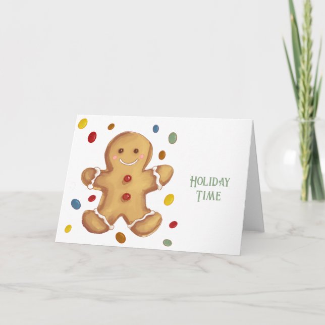 Holiday Time Candy Card (Front)