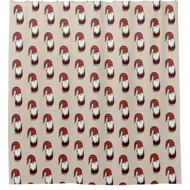 Holiday Tomte Shower Curtain (Front)