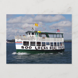 Holiday(tour boat) Post Card