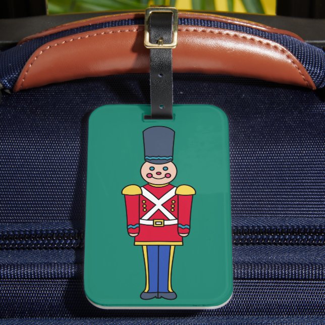 Holiday Toy Soldier Luggage Tag (Front Insitu 2)