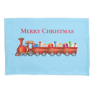 Holiday Train Pillowcase
