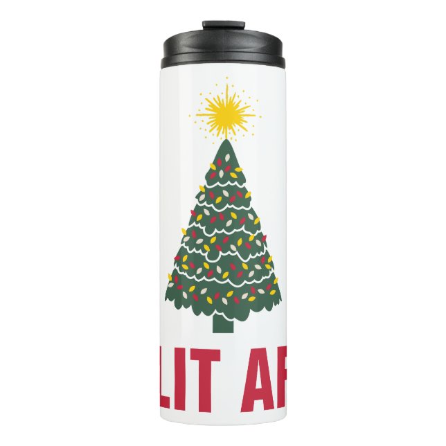 Holiday Travel Mugs/Thermal Tumblers by ©NHC (Front)