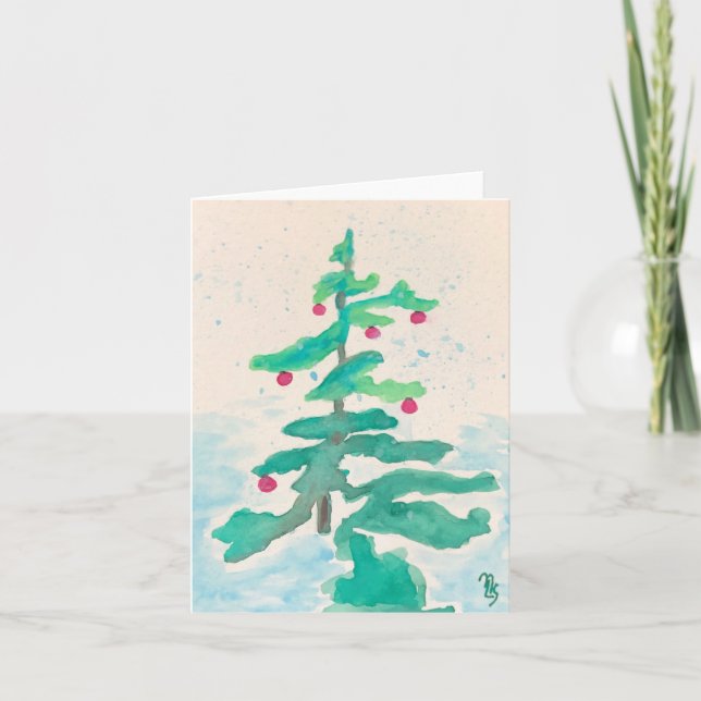 Holiday tree card (Front)
