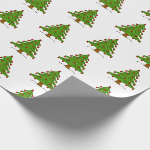 Holiday Tree Christmas Wrapping Paper