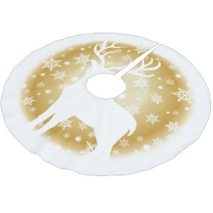 Holiday Tree Skirt Deer