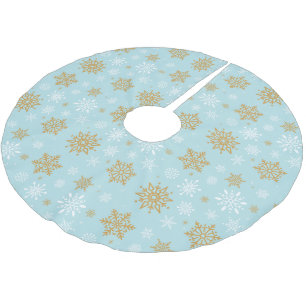 Holiday Tree Skirt Snowflakes