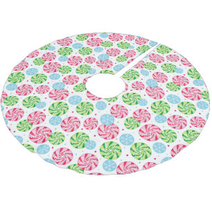 Holiday Tree Skirt Snowflakes