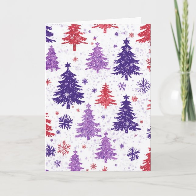 HOLIDAY TREES #3 Card (Front)