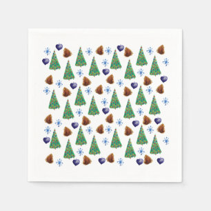 Holiday Trees Napkin