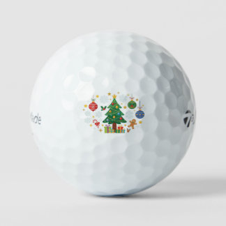 Holiday Trees & Ornaments Golf Balls