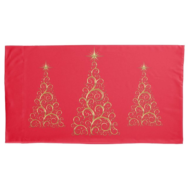 Holiday Trees Pillowcase (Front)