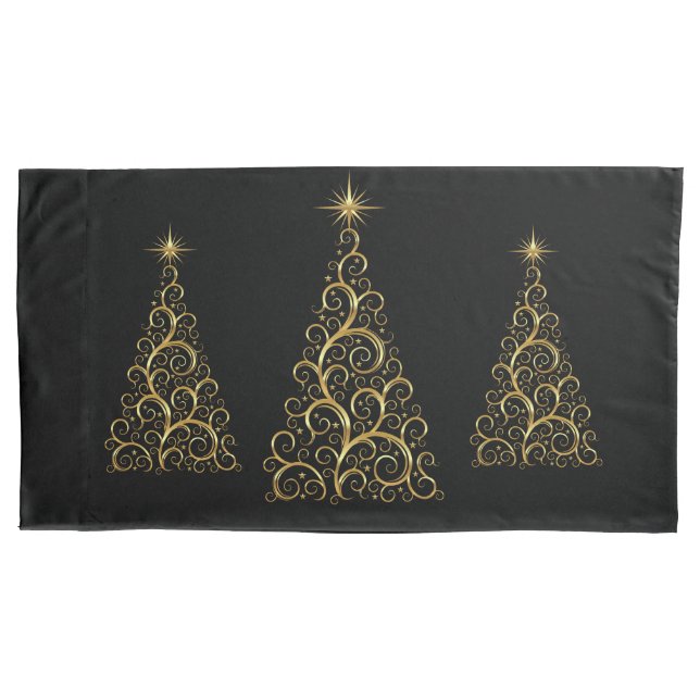 Holiday Trees Pillowcase (Front)