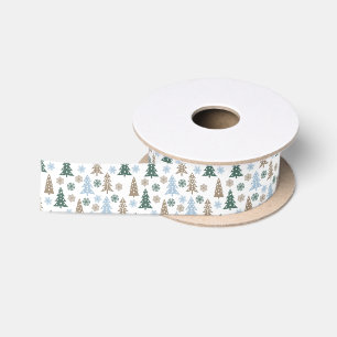 Holiday Trees Satin Ribbon