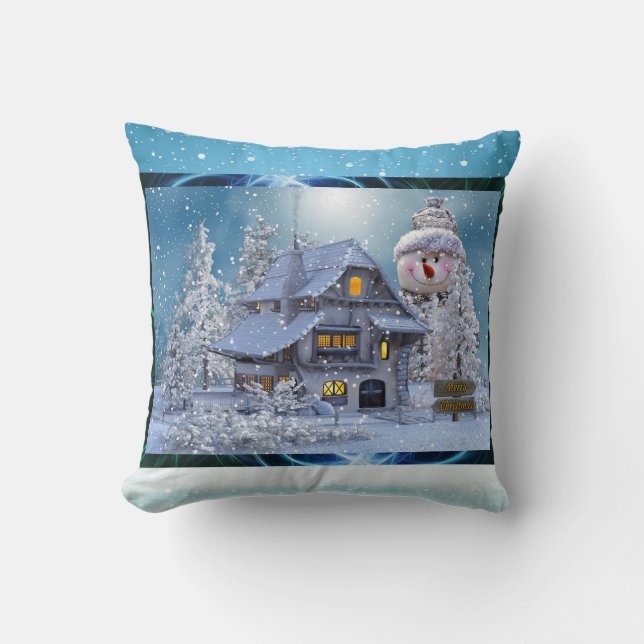 Holiday two-sided cushion (Front)