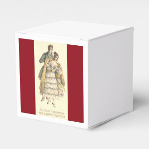 Holiday Vintage Christmas Party Favour Box