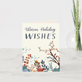 Holiday Warm Wishes Card