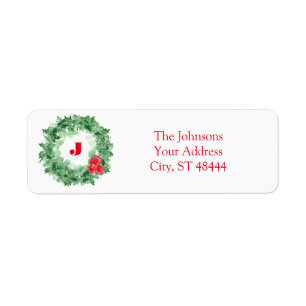 Holiday Watercolor Wreath