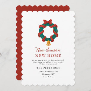 Holiday We've Moved New Address Announcements