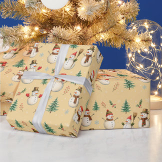 Holiday Winter Christmas Wrapping Paper