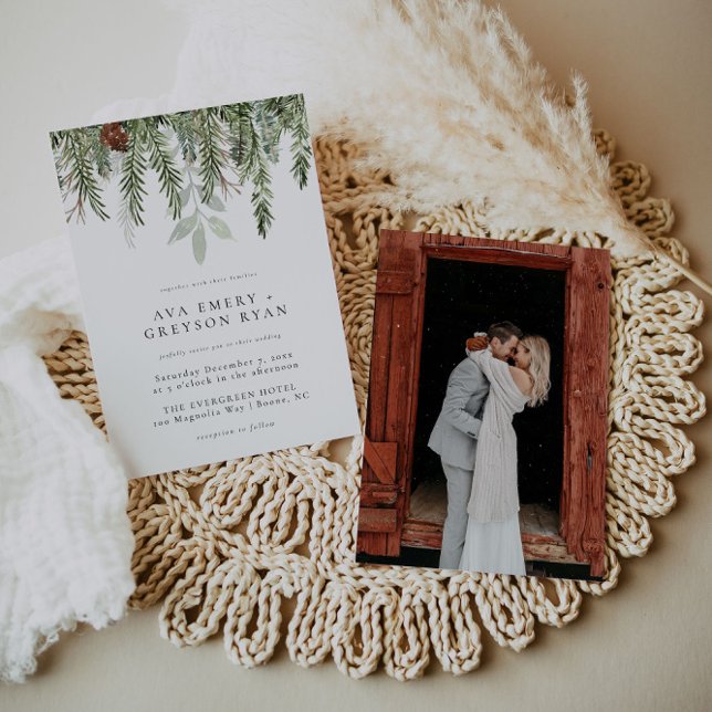 Holiday Winter Wedding Invitation (Creator Uploaded)