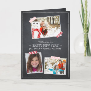 Holiday Wishes - Chalkboard Card