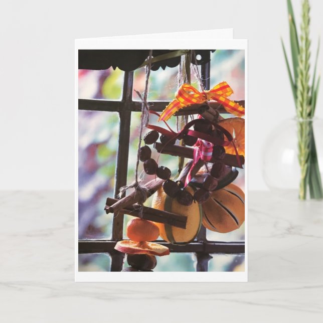 **HOLIDAY WISHES** FOR OUR FAMILY CARD (Front)