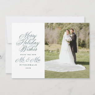 Holiday Wishes from the New Mr. and Mrs. Newlywed