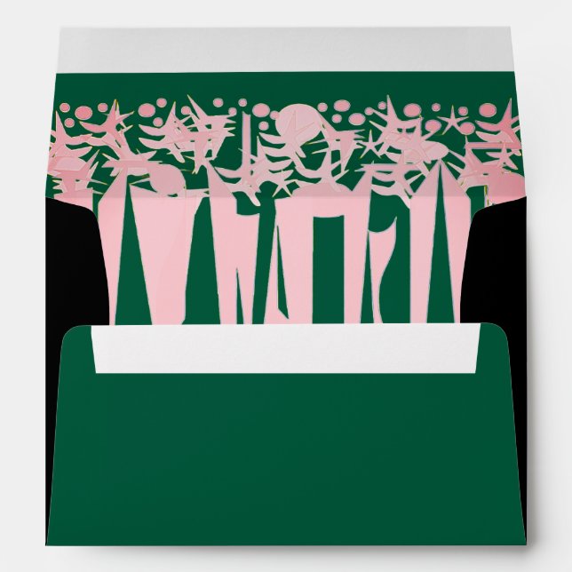 HOLIDAY WITH ART DECO ENVELOPE (Back (Bottom))