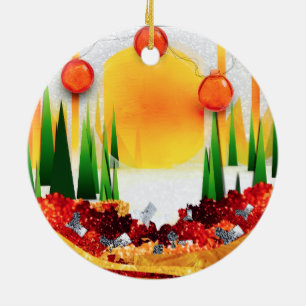 Holiday within the Pines! Ceramic Tree Decoration