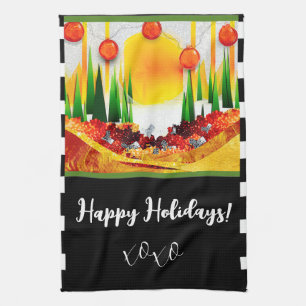 Holiday within the Pines! Tea Towel