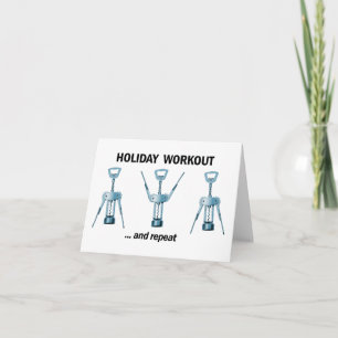 Holiday Workout Card